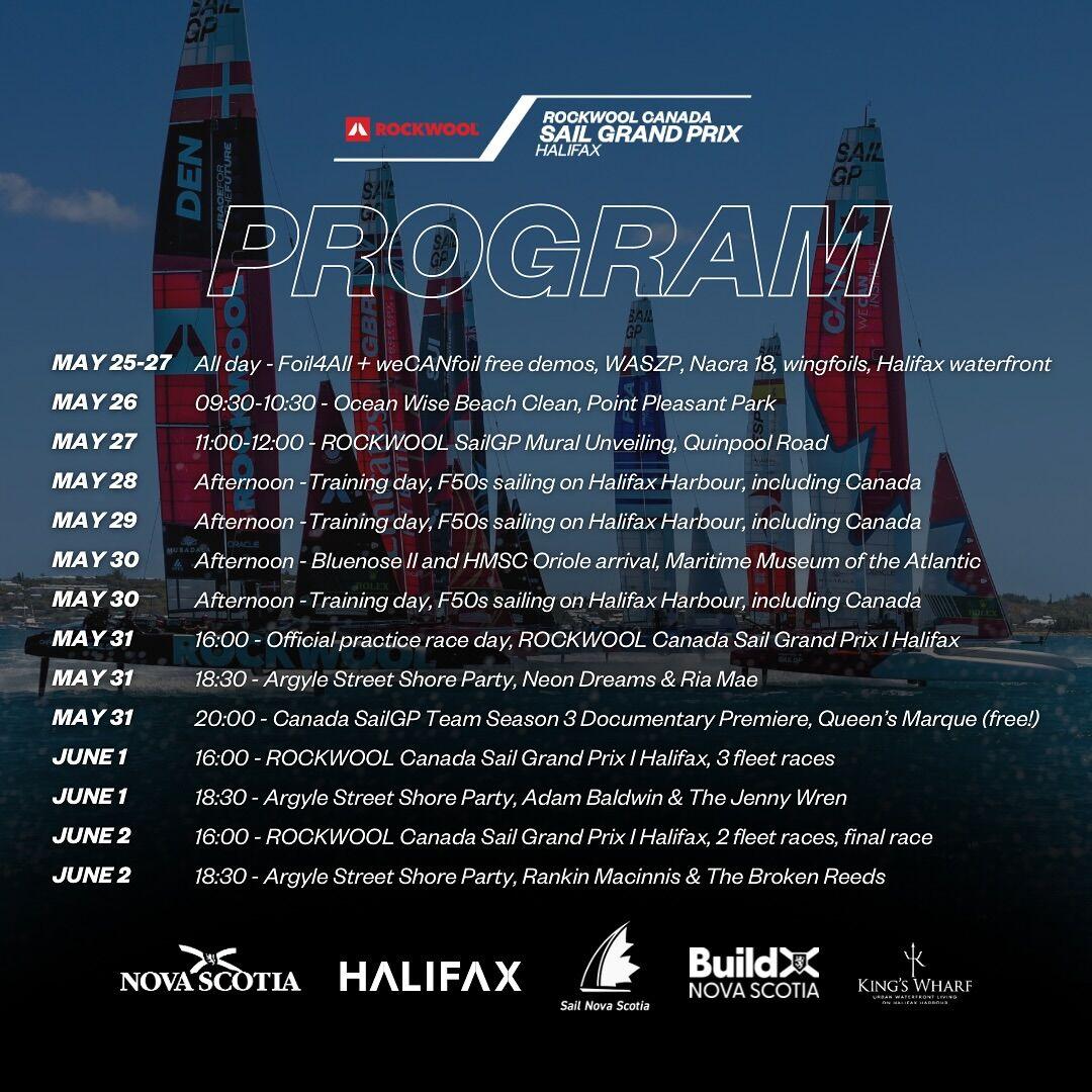 Get Ready for the ROCKWOOL Canada Sail Grand Prix! Downtown Halifax